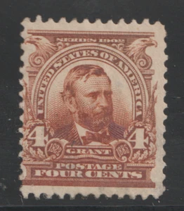 US Scott 303 Ulysses Grant Mint OG H - Picture 1 of 2
