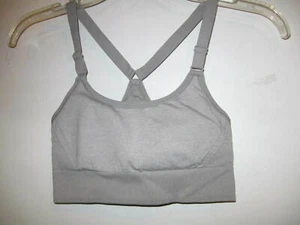 NEW All In Motion SPORTS BRA Medium M Padded razorback gray - New no tags - Picture 1 of 7