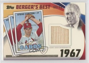 2016 Topps Berger's Best Relics /99 Steve Carlton #BBR-SC HOF
