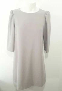 Stile Benetton Grey Tunic Workwear Shift Dress Sz M - Picture 1 of 7
