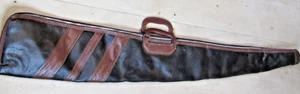 Estuche de cuero vintage para pistola para rifle forrado con mango 49" #P9 - Imagen 1 de 12