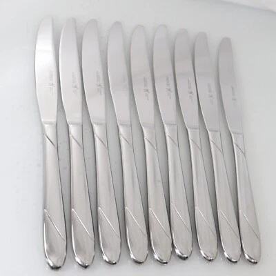 Cuchillo de cena JA Henckels Milena acero inoxidable 18/10 cubiertos 9 brillante 9 1/8" de longitud Foto 1 de 4
