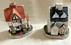 Set of 2 Mini House Incense Burners Smoke Comes out of the Chimney When Lit