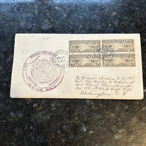 USA 1929 Graf Zeppelin Round the World Los Angeles-Friedrichshafen CHOICE XF - Picture 1 of 5