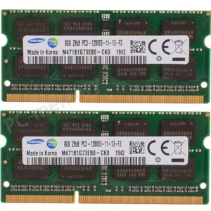 Samsung 16GB (2x 8GB) PC3-12800S DDR3-1600 MHz 204Pin SO-DIMM Laptop Memory New - Picture 1 of 6