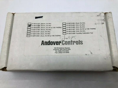 Andover Controls 01-6013-058 Room 3% Relative Humidity Sensor - Image 1 of 4