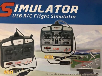 SIMULATORE DI VOLO TRAMITE USB FUNZIONANTE WINDOWS XP - 6 CH - Immagine 1 di 4