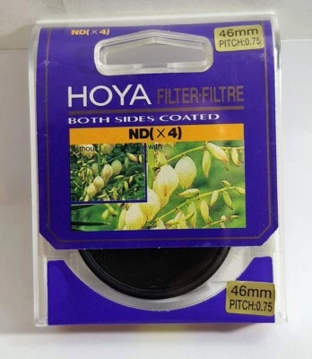 46mm Genuine Hoya ND4 ND 4 Lens filter 46 mm Neutral Density ND4X ND 4X Japan - Image 1 of 4
