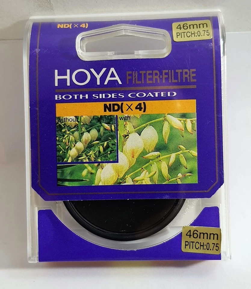 46mm Genuine Hoya ND4 ND 4 Lens filter 46 mm Neutral Density ND4X ND 4X Japan - Image 1 of 4