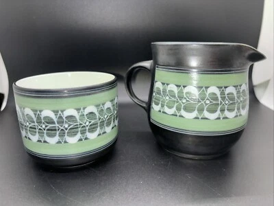 MCM  STUDIO  POTTERY AMBLESIDE SUGAR /CREAMER - Image 1 of 4