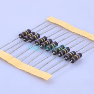 10 piezas Resistencia de composición de carbono vintage de 0,5 W 100 K ohmios para amplificador de tubo - Imagen 1 de 3