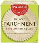(2 Pack) Extra Large Paper Cupcake Liners/Baking Cups, 30-ct/Box, Оne Расk, Tan