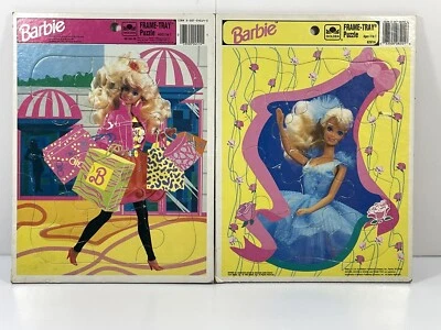 Lote Dorado Marco Puzzle Barbie Vintage Bailarina Compras Moda 1991 1993 Foto 1 de 4