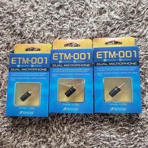Microphone 3 pôles EDUTIGE ETM-001 3,5 mm pour GoPro, reflex numérique, PC, enregistreur audio - Photo 1 sur 6