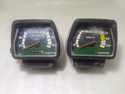 Cagiva Elefant 125 Clocks Gauge  Speedo Dial Speedometer Revcounter - Image 1 of 4