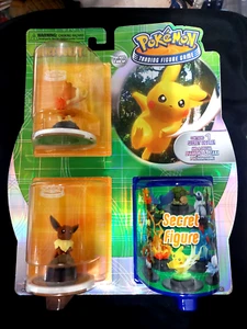 2007 Kaiyodo Pokemon Trading Figure Game Next Quest booster Eevee & Chimchar New - Picture 1 of 2