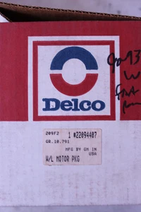 AC Delco Windshield Wiper Motor # 22094407 1990-1991 Buick/Chevrolet - Picture 1 of 3