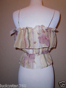 Top floral Baby Phat para mujer de 2 piezas talla mediana - Imagen 1 de 10