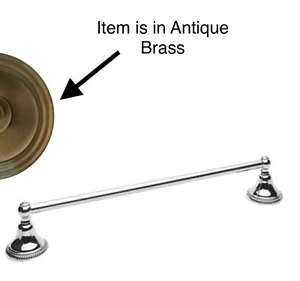 Newport Brass Amisa 18” Towel Bar In Antique Brass MSRP $275 N15-01/06 - Picture 1 of 2