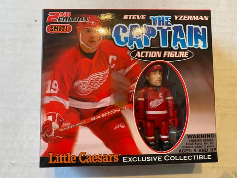 Smiti Little Caesars Exclusive The Captain Action Figure 2nd Edition Sealed Cover
