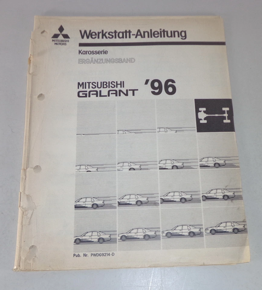 Manual De Taller Mitsubishi Galant E 50 Adición Carrocería De 1996 - Imagen 1 de 1