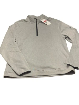 Nike Golf 1/4 Cremallera Pullover Sudadera L-Alto Gris Claro FQ0472-077 Nuevo $105 Foto 1 de 4