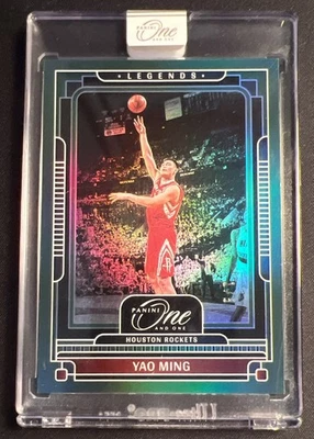 2924-25 Panini One And One Legends Yao Ming verde 1/5. ¡Primero en impresión!!! Foto 1 de 3