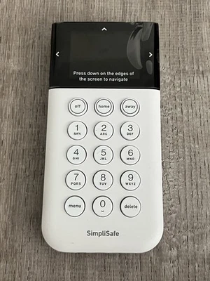 SimpliSafe SSKP3 Security Keypad Remote White Wireless - Image 1 of 3