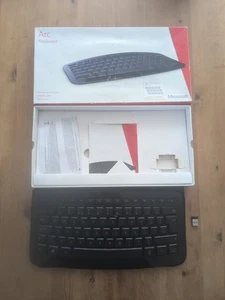 Microsoft Arc Wireless Keyboard - UK Layout - New & Unused - Dongle Included - Photo 1/6