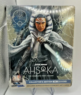 Ahsoka: The Complete First Season 4K/Blu-ray, 2024, 2-Disc, STEELBOOK NEW LOW $ - Image 1 of 4