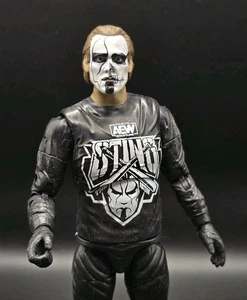 Figura de acción AEW -STING- colección inigualable Jazwares articulada toda élite - Imagen 1 de 11