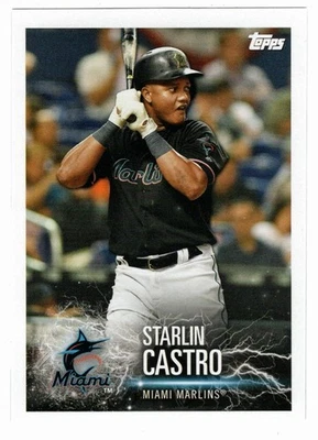 Starlin Castro - J.T. Realmuto - 2019 Topps Stickers Baseball # 174 Mint - Image 1 of 2