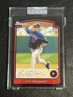 2003 Bowman #97 Roy Halladay Silver Uncirculated SP /250 Toronto Blue Jays HOF - Image 1 of 2