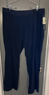 Tapemeasure Stretch Dress Pants Black NWT. Sz 14 Side Zip, Adjustable Waist. - Image 1 of 4