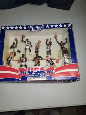 1992 Starting Lineup USA Olympic Basketball Dream Team Set Kenner In Box - Image 1 of 4