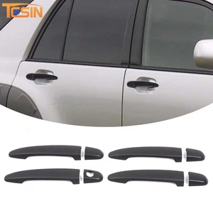 For 2005-2015 Tacoma/2003-09 4Runner Matte Black Door Handle Decor Covers Trims - Picture 1 of 14