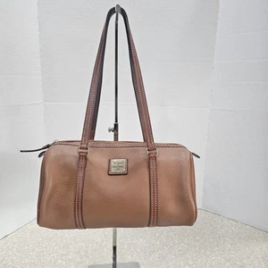 Dooney & Bourke Pebble Grain Barrel Satchel Caramel Damen Handtasche - Bild 1 von 12