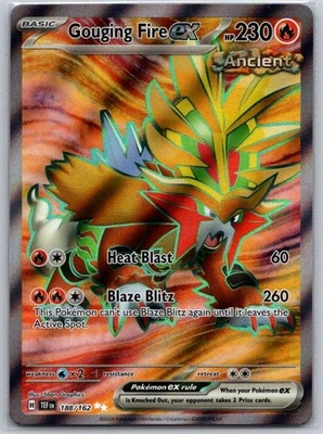 Gouging Fire ex - 188/162 SV05: Temporal Forces NM - Image 1 of 2