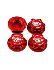 A033-R Rc-Project Dadi Ruota Chiusi Autobloccanti per 1:8 Buggy - ROSSO - Foto 1 di 1