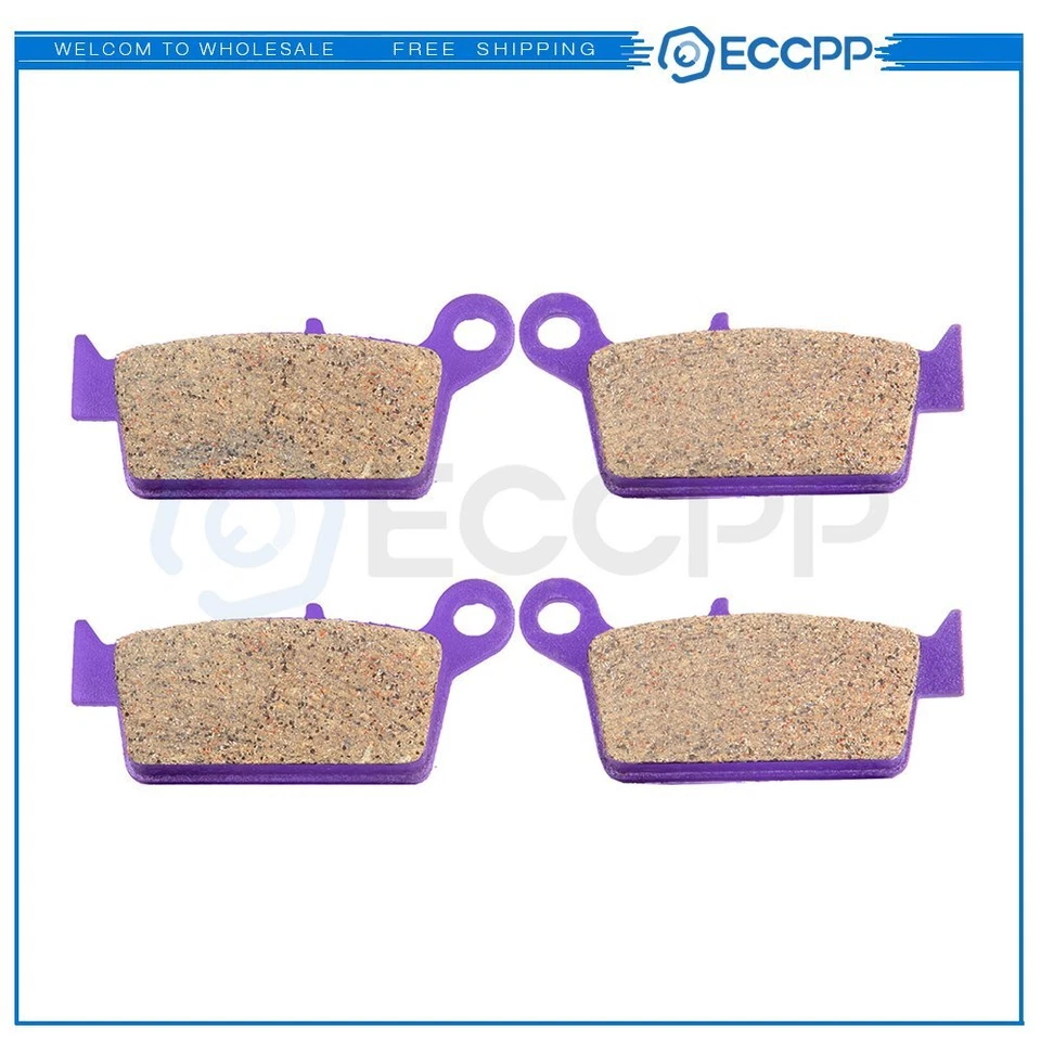 2 pares de pastillas de freno para gas gas sm125 sm250 ec125 2002-2005 fibra de carbono Foto 1 de 4