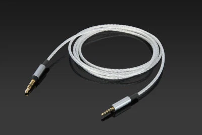 Cable de audio plateado para auriculares Creative Aurvana Live!2 Live2 Foto 1 de 2