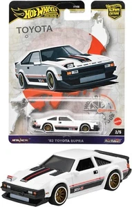 In Stock New July 27, 2024 Hot Wheels Premium 82 Toyota Supra HRV97 White - Picture 1 of 4