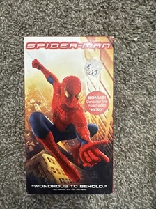 RARE Spider Man VHS 2002 Movie Tobey Maguire Marvel With Bonus Music Video🔥 - Picture 1 of 4