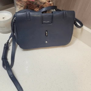 Authentic Saint Laurent Charlotte Lambskin Messenger Bag - Picture 1 of 9