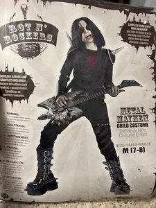 Metal Mayhem Child's Rot N Rocker Halloween Costume Size Medium 7-8 - Picture 1 of 1