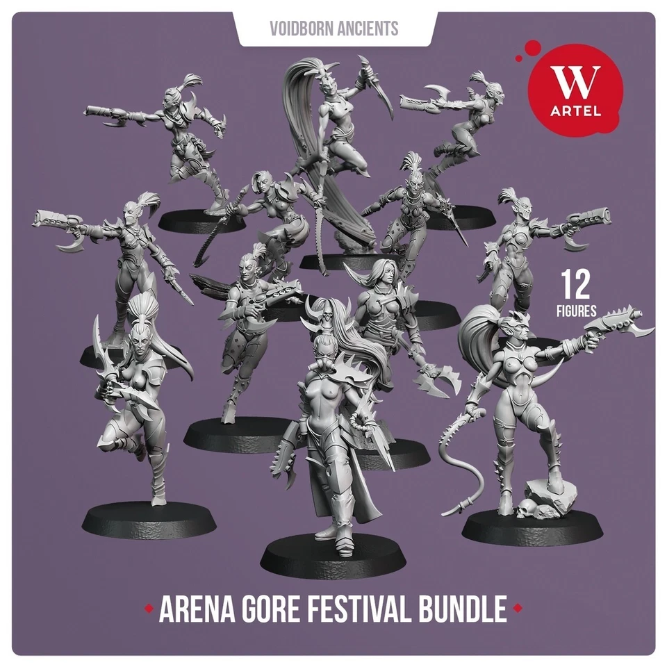 Arena Gore Festival Bundle Artel W Drukhari Wyches Lelith Hesperax Kabalite - Image 1 of 4