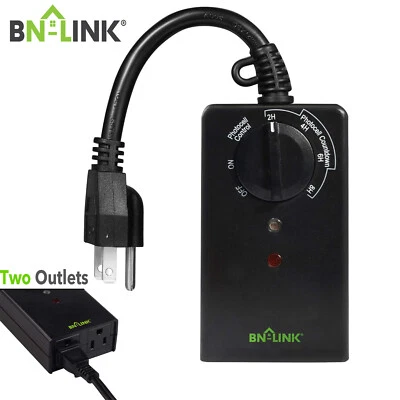 Interruptor temporizador cuenta regresiva fotocélula exterior de alta resistencia BN-Link bomba de piscina Foto 1 de 4