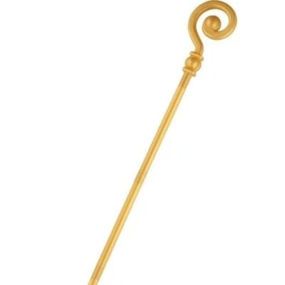Extendable Crozier Staff Adult Gold - Image 1 of 2