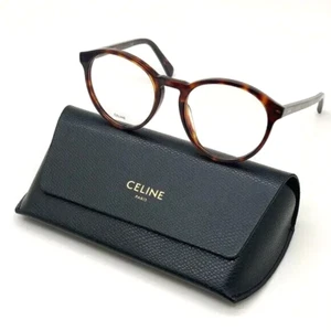 BRAND NEW CELINE PARIS CL50028I 054 DARK HAVANA AUTHENTIC EYEGLASSES FRAME 52-19 - Picture 1 of 4
