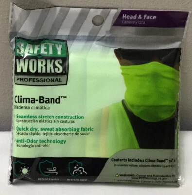 Nuevo Westchester Clima-Band Versátil Neón Mascarilla Hacer Trapo Bufanda Pulsera Gorra Foto 1 de 3